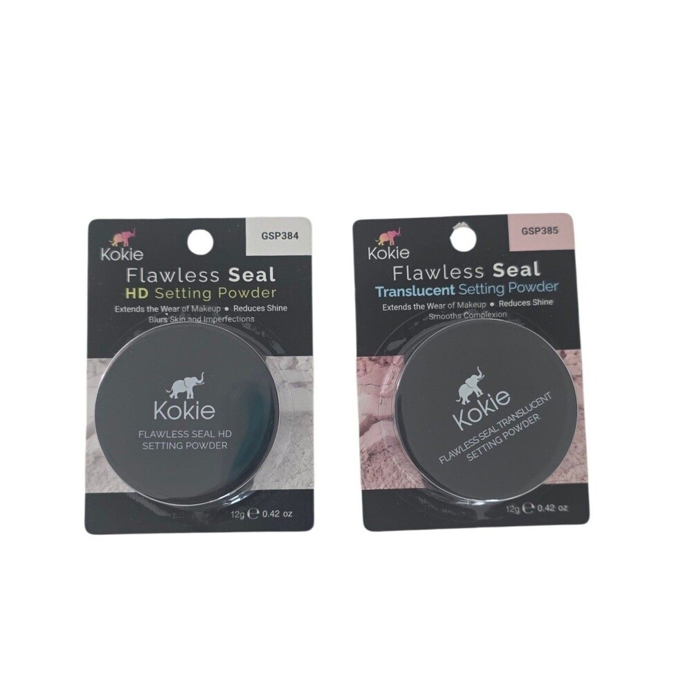 Kokie Flawless Seal Translucent &HD Setting Powder  2pk